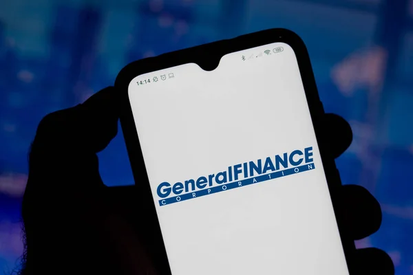 Novembre 2020 Brasile Questa Foto Figura Logo General Finance Corporation — Foto Stock