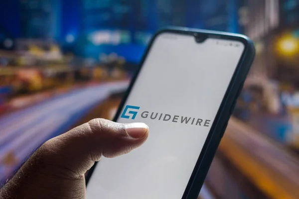 Novembre 2020 Brasile Questa Foto Illustrazione Logo Del Software Guidewire — Foto Stock