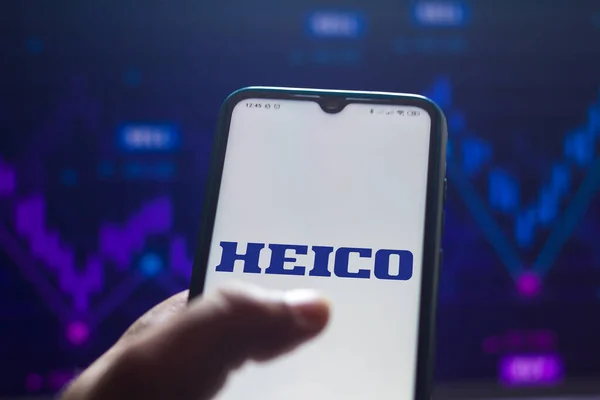 Kasım 2020 Brezilya Resimde Heico Şirketinin Logosu Akıllı Bir Telefondan — Stok fotoğraf