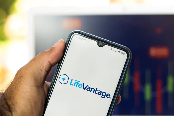 Novembre 2020 Brasile Questa Foto Illustrazione Logo Lifevantage Corporation Visualizzato — Foto Stock