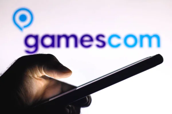 Januar 2021 Brasilien Auf Dieser Foto Illustration Ist Das Gamescom — Stockfoto