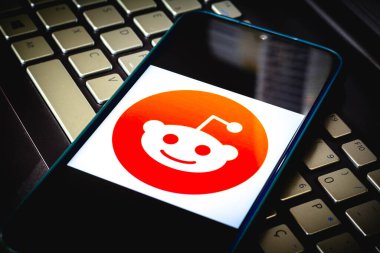 1 Şubat 2021, Brezilya. Bu resimde Reddit logosu akıllı telefon ekranında görüntülendi