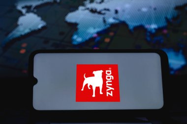 11 Şubat 2021, Brezilya. Bu resimde Zynga logosu akıllı telefon ekranında gösteriliyor.