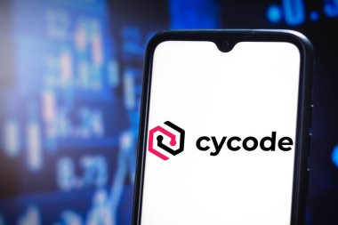 11 Mayıs 2021, Brezilya. Bu resimde Cycode logosu akıllı telefon ekranında görüntülendi