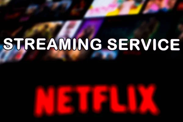 Mayıs 2021 Brezilya Resimde Netflix Logosu Akıllı Telefon Ekranında Görüntülendi — Stok fotoğraf