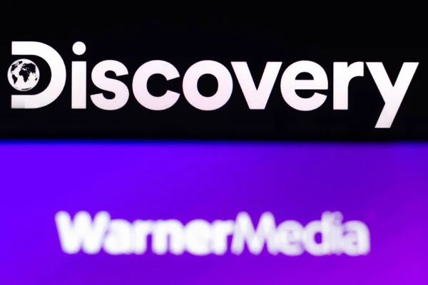 Mai 2021 Brasilien Dieser Foto Illustration Zeigt Das Warnermedia Logo — Stockfoto