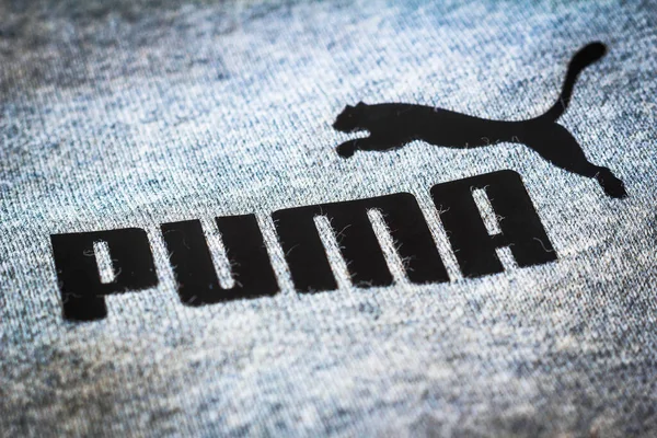 July 2021 Brazil Photo Illustration Puma Logo Garment — Stock Photo, Image