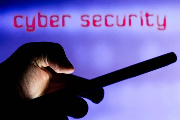 Juli 2021 Brasil Dalam Gambar Foto Ini Logo Keamanan Cyber — Stok Foto