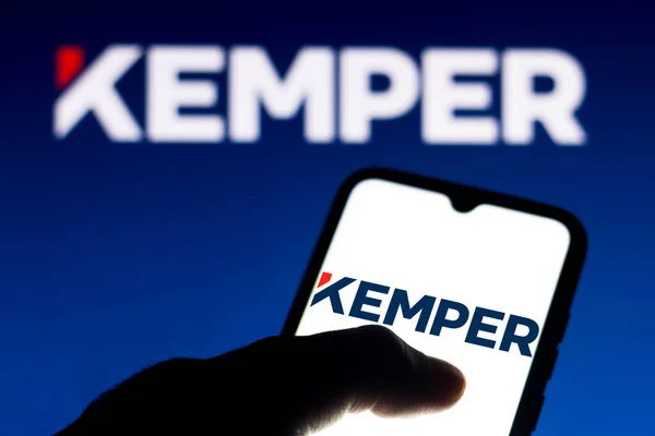 Lipca 2021 Brazylia Tym Zdjęciu Ilustracja Logo Kemper Corporation Widoczne — Zdjęcie stockowe
