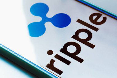6 Eylül 2021, Brezilya. Bu resimde, akıllı telefondan gösterilen Ripple (XRP) logosu