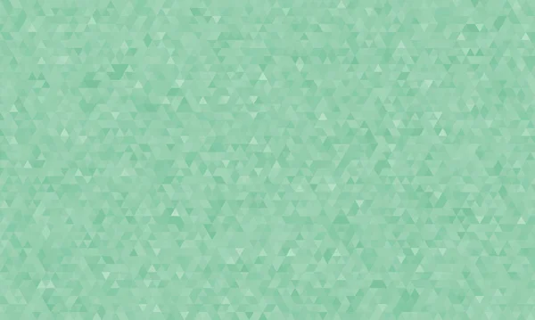 Абстрактный геометрический фон, узор треугольников в тихом зеленом цвете — стоковый вектор