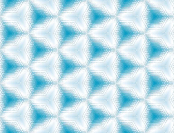 Seamless abstract blue and white textured geometric pattern — Vettoriale Stock