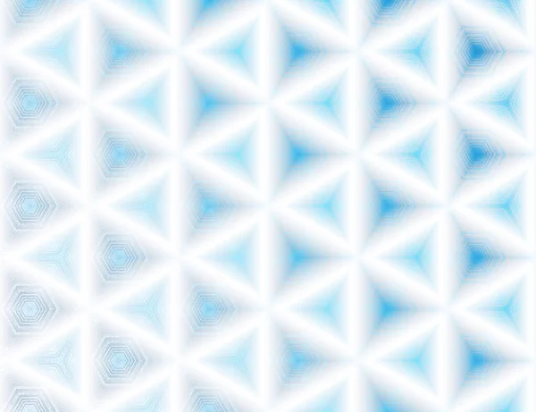 Abstract blue and white textured pattern with kaleidoscope effect — Image vectorielle