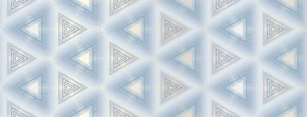 Patrón de triángulos texturizados en plata abstracta y gris claro — Archivo Imágenes Vectoriales