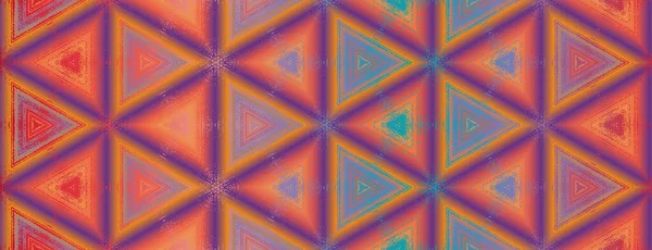 Patrón de caleidoscopio texturizado multicolor abstracto sin costuras — Archivo Imágenes Vectoriales