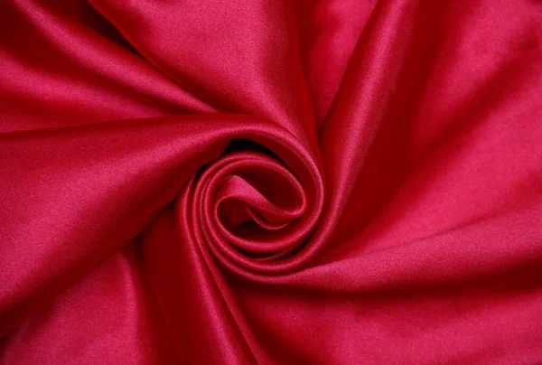 Красивая Красная Ткань Абстракции — стоковое фото