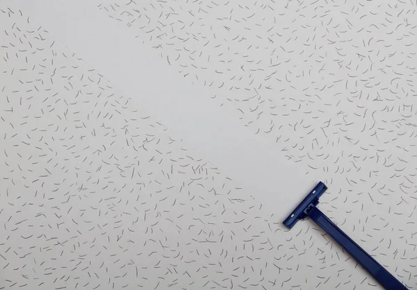 Blue Razor Desktop — Stock Photo, Image