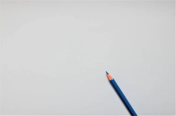 One Pencil Desktop — Stock Photo, Image