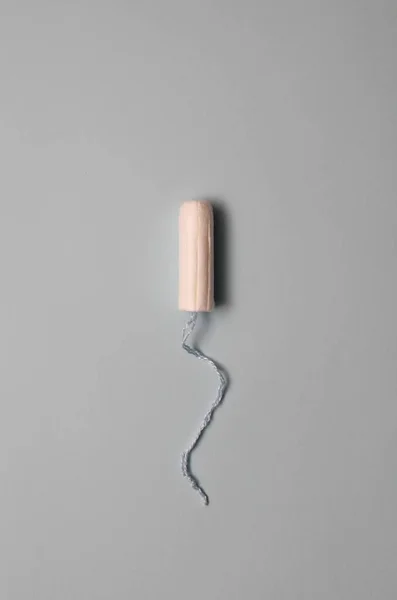 White Tampon Blue Thread — Stock Photo, Image
