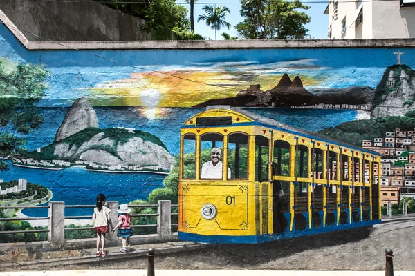 Graffiti em Rio de Janeiro — Fotografia de Stock