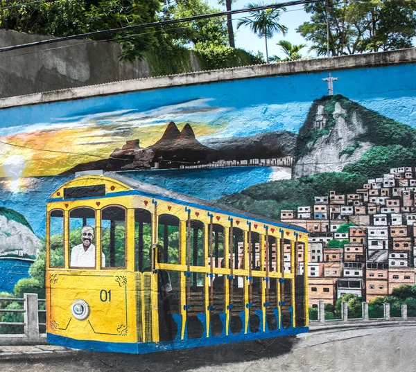 Graffiti in Rio de Janeiro — Stockfoto