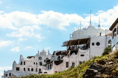 Punta del Este Uruguay Atlantik sahil yakınındaki Casapueblo