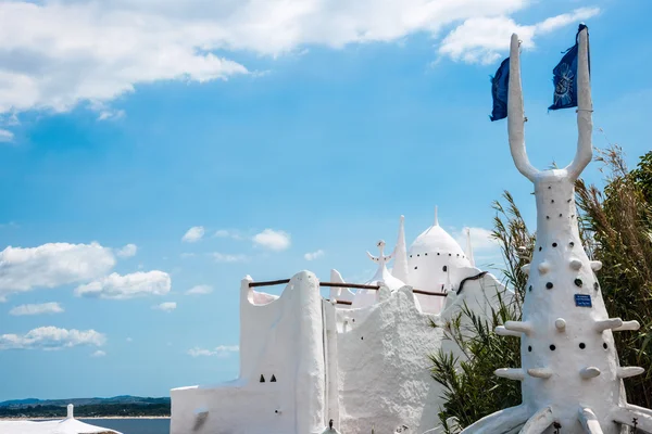 Közelében Punta del Este, Uruguay atlanti part Casapueblo — Stock Fotó