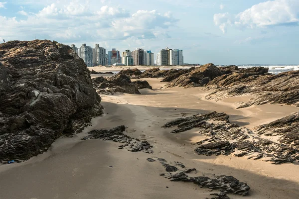 Punta del Este beach in winter — Stock Photo, Image