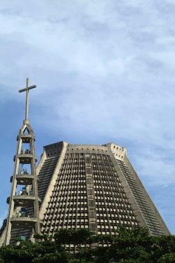 Metropolitan cathedral in Rio de Janeiro, Brazil clipart