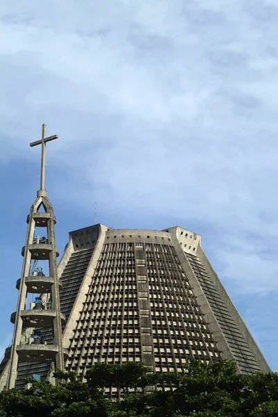 在里约热内卢，巴西主教座堂 — 图库照片