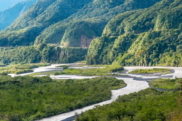 Dalle Ande all'Amazzonia, foresta pluviale tropicale, Pastaza, Ecuador — Foto Stock