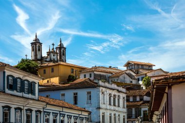 City of Ouro Preto in Minas Gerais, Brazil clipart
