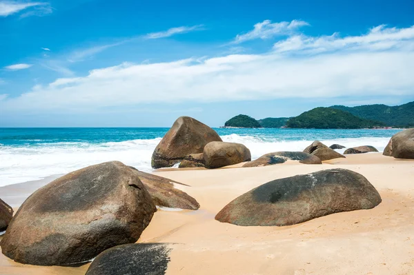 Praia em Trinidade - Paraty, Rio de Janeiro, Brasil — Fotografia de Stock