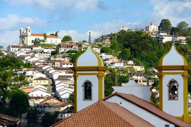 Görünümü, unesco dünya mirası şehir, Ouro Preto'daki