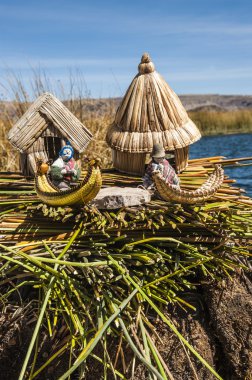 Uros - yüzen ada, titicaca, peru