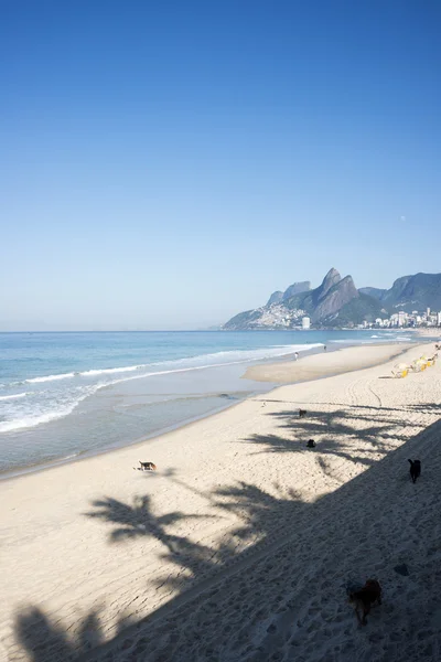 Ipanema 해변, 리오 데 자네이, 브라질 — 스톡 사진