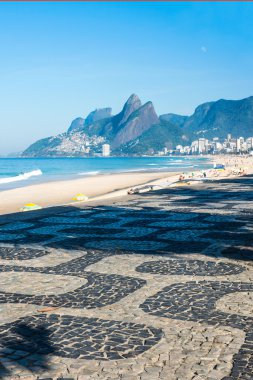 Ipanema Plajı, Rio de Janeiro, Brezilya erken sabah