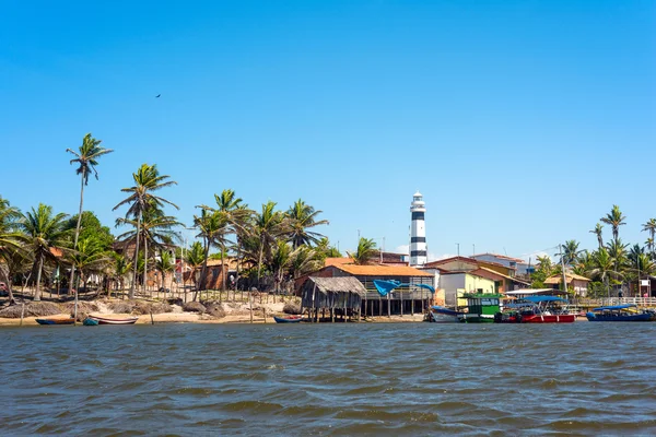 Phare de Cabure dans le parc national Lencois Maranheses — Photo