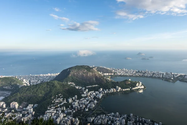 Lagoa i Ipanema dzielnic mieszkalnych w Rio de Janeiro, — Zdjęcie stockowe