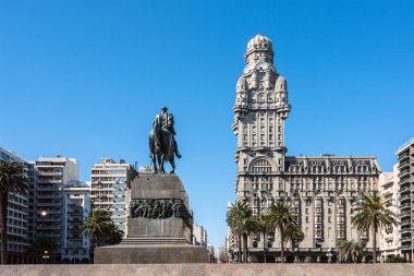 Salvo Palace bağımsızlık Meydanı, Montevideo, Uruguay 