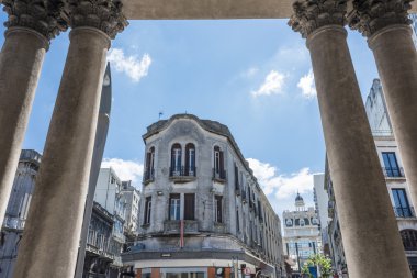 Colonnade tiyatro Solis, Montevideo, Uruguay