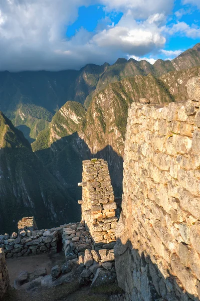 Guardhouse in Machu Picchu, Ande, Valle Sacra, Perù — Foto Stock