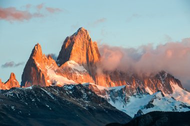 Fitz roy dağ, el chalten, patagonia, Buzullar Millî Parkı