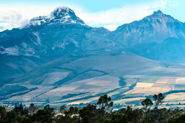 Vulcões Ilinizas, Andes. Equador — Fotografia de Stock