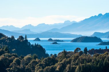 Nahuel Huapi Gölü, Patagonya Arjantin, Bariloche yakınlarında.