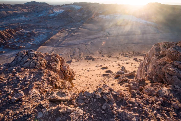 Valle De La Luna - Moon Valley, Atacama, Чили — стоковое фото