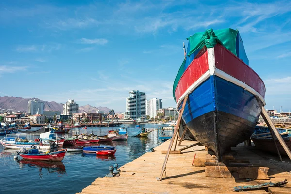 Přístav v Antofagasta v oblasti Atacama v Chile — Stock fotografie