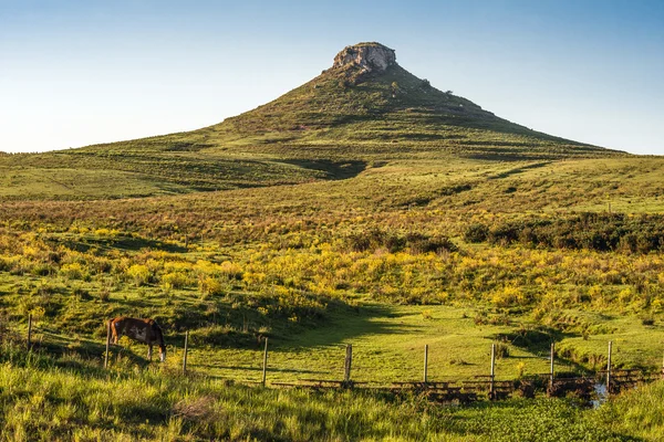 Idyllische landschap van Batovi Hill, Tacuarembo in Uruguay — Stockfoto