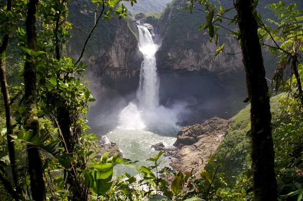 San Rafael Falls. De grootste waterval in Ecuador — Stockfoto