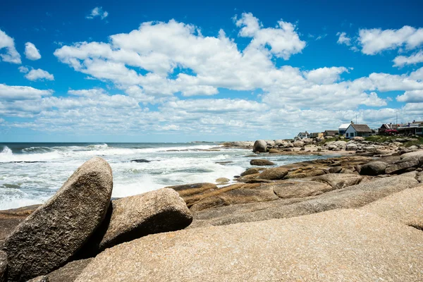 Playa Punta del Diablo en Uruguay — Foto de Stock